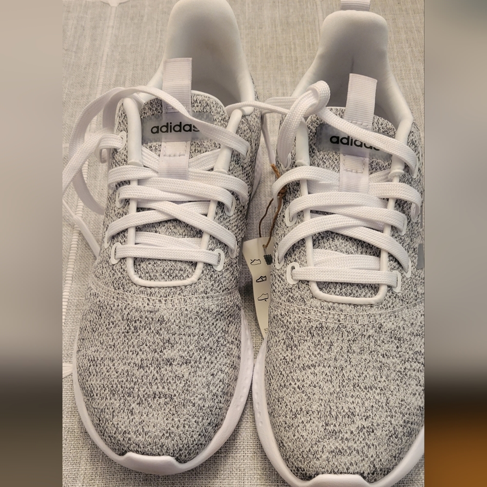 Brand New Grey Adidas PUREMOTION Shoes, Size 8